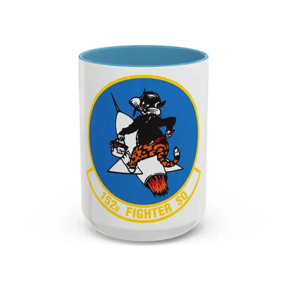 152 Fighter Squadron (U.S. Air Force) Accent Coffee Mug 15oz Light Blue - Go Mug Yourself