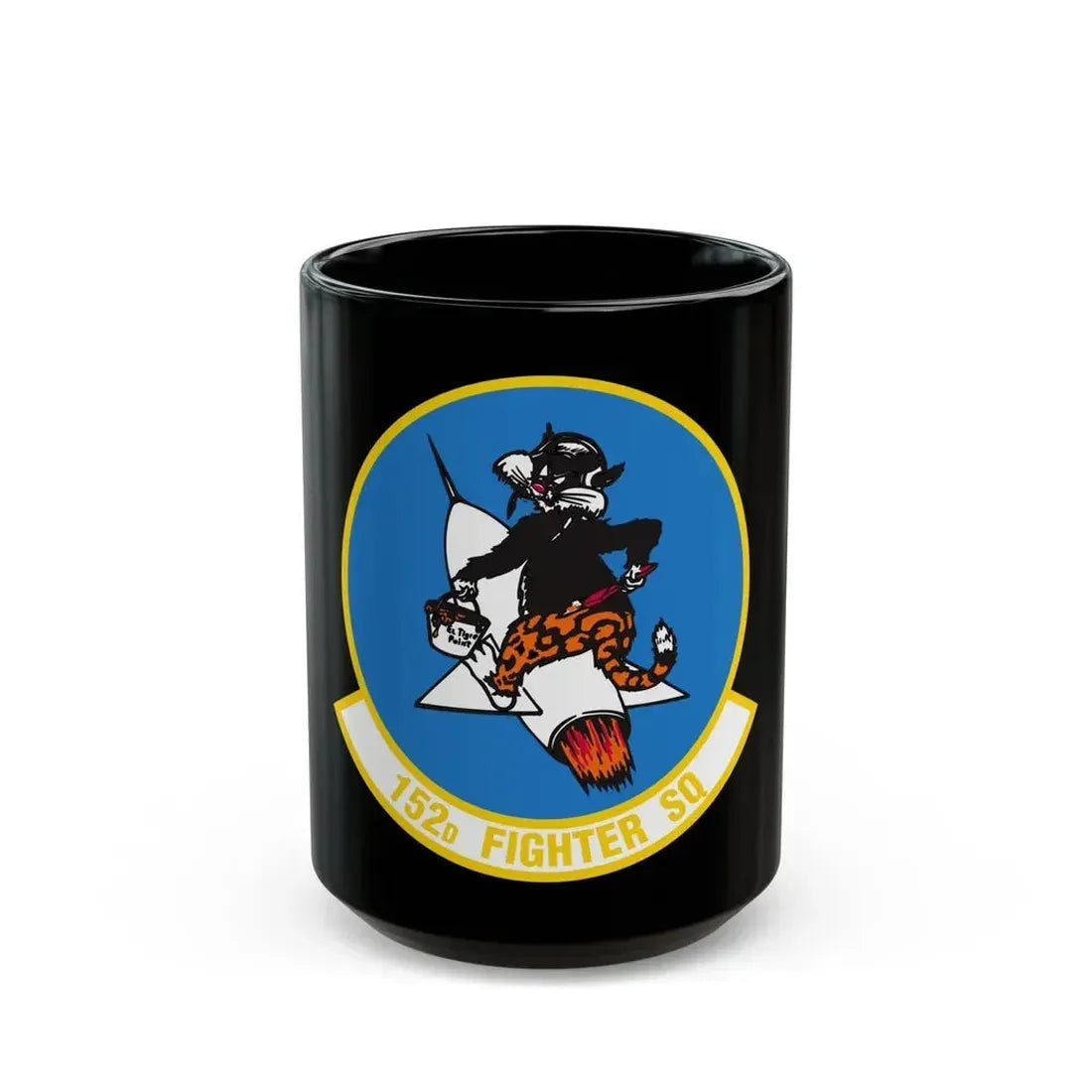 152 Fighter Squadron (U.S. Air Force) Black Coffee Mug - Go Mug Yourself
