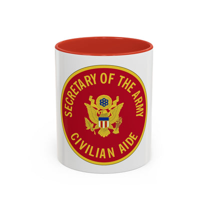 Civilian Aide to the Secretary of the (U.S. Army) Accent Coffee Mug