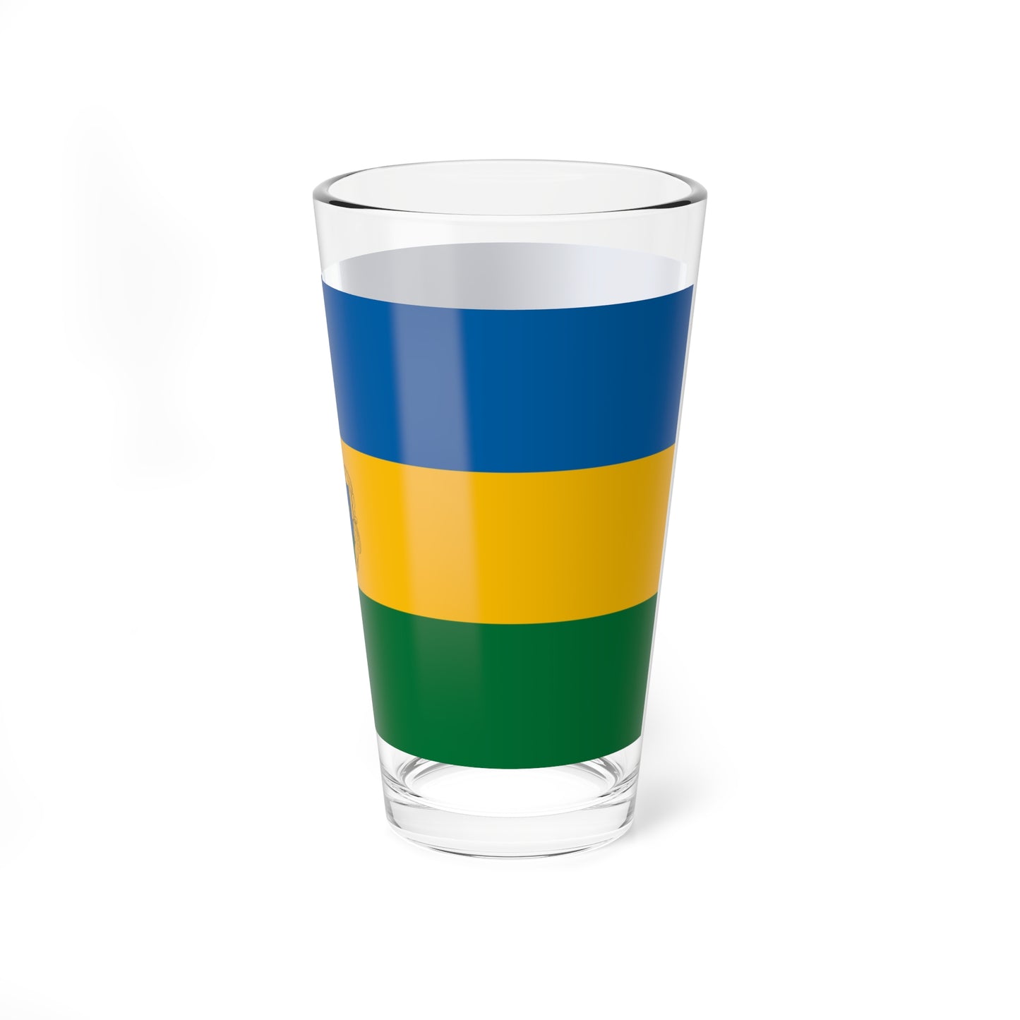 Flag of Piliscsaba variant (Hungary) Pint Glass 16oz