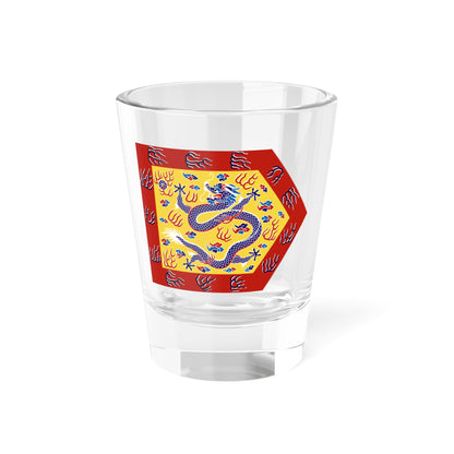 Bordered Yellow Banner (China) Shot Glass 1.5oz