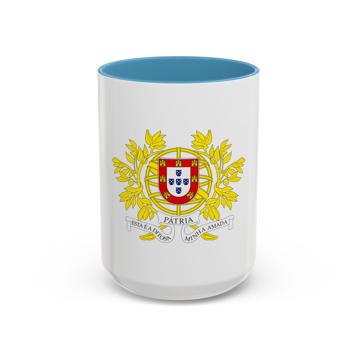 Military coat of arms of Portugal - Accent Coffee Mug