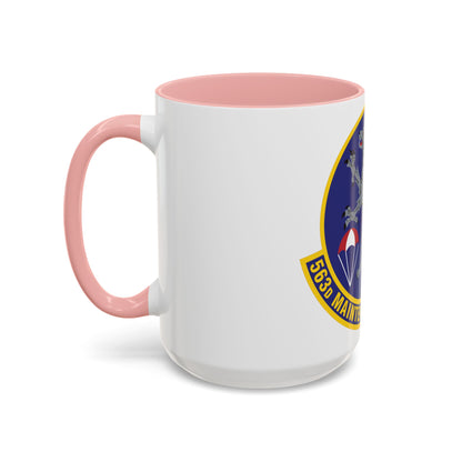 563d Maintenance Squadron (U.S. Air Force) Accent Coffee Mug