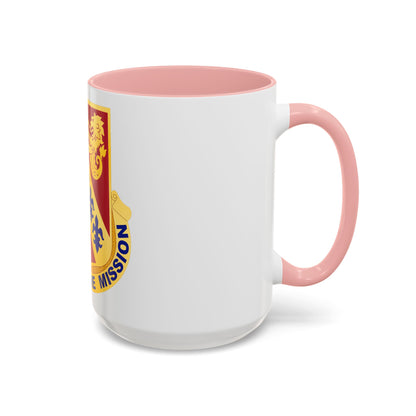 140 Signal Battalion (U.S. Army) Accent Coffee Mug