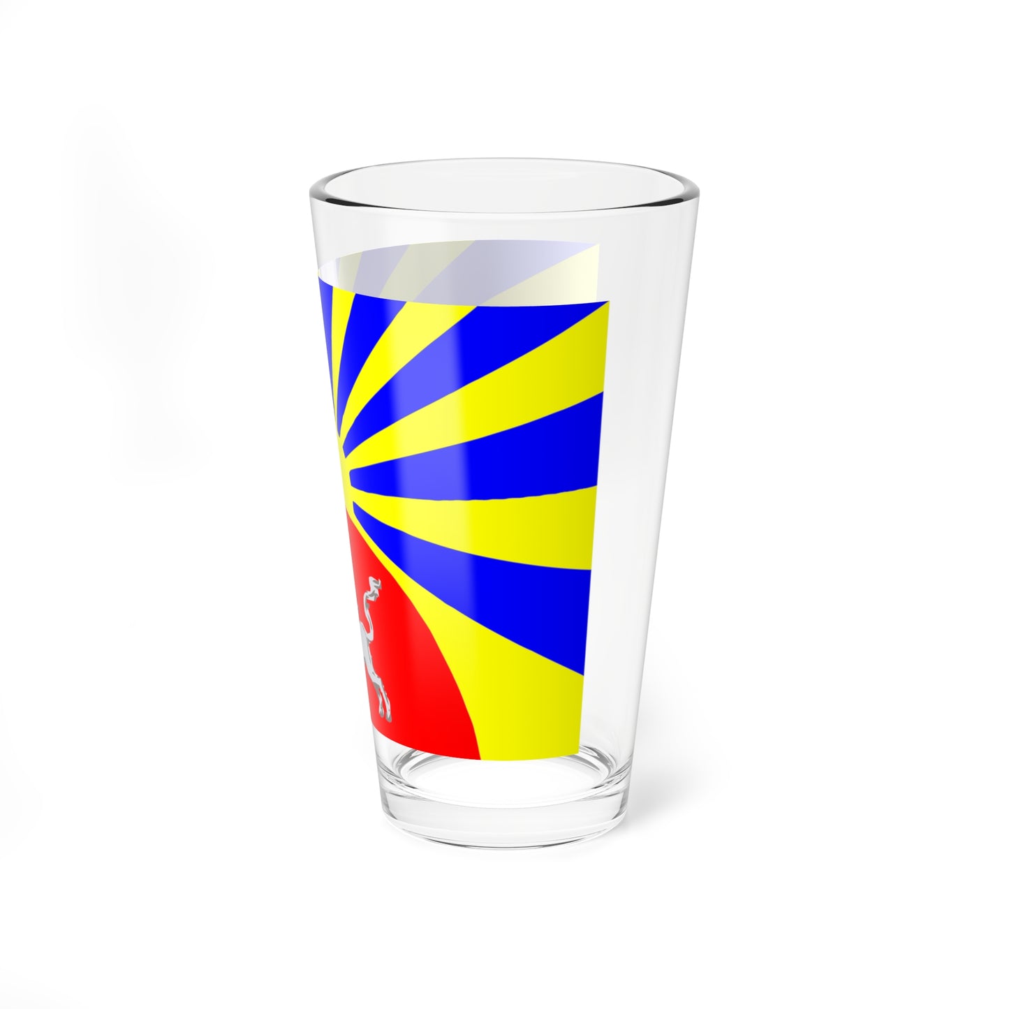 Flag Agalatovo Leningrad oblast (Russia) Pint Glass 16oz
