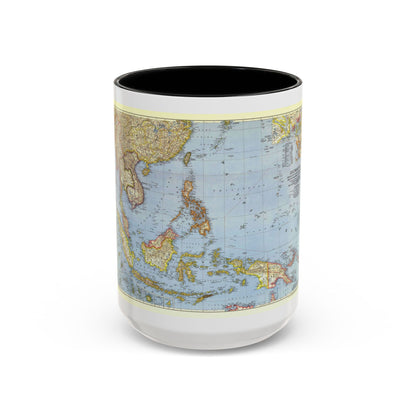 Asia - Southeast (1944) (Map) Accent Coffee Mug