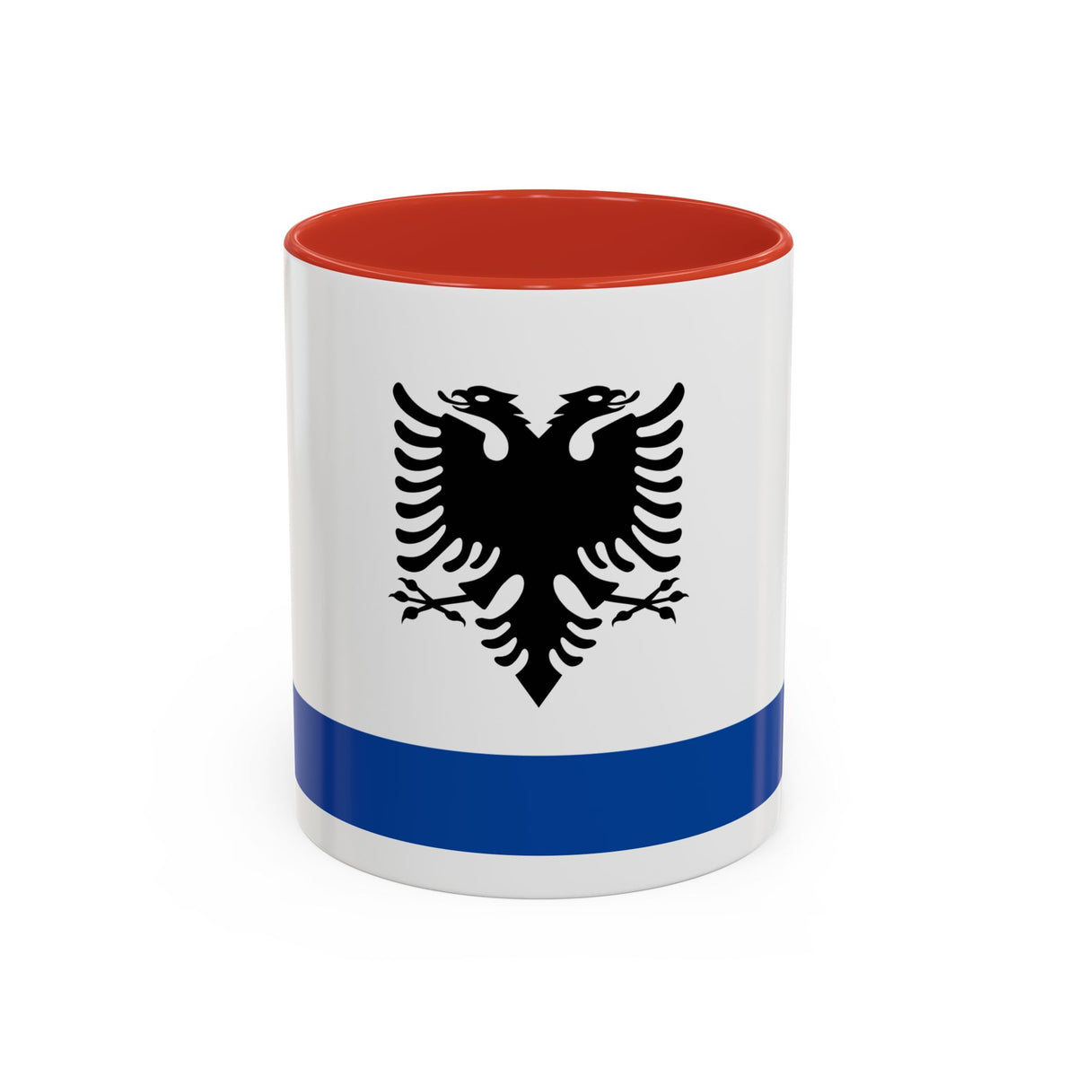 Government Ensign of Albania - Accent Coffee Mug