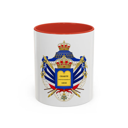 Coat of Arms of the July Monarchy (1831-48) - Accent Coffee Mug