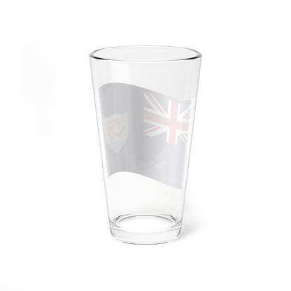 Nuvola Anguillan flag (United Kingdom) Pint Glass 16oz
