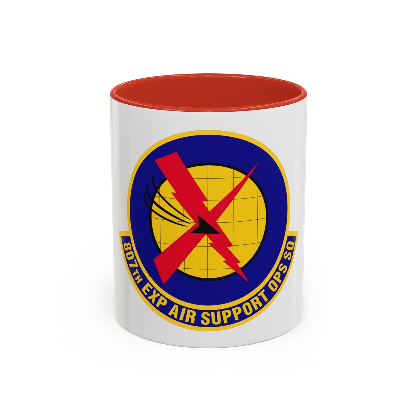 807th Expeditionary Air Support Operations Squadron (U.S. Air Force) Accent Coffee Mug