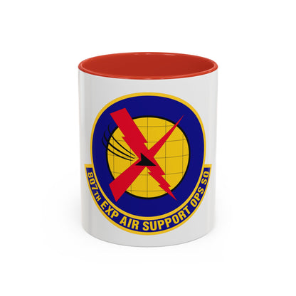 807th Expeditionary Air Support Operations Squadron (U.S. Air Force) Accent Coffee Mug