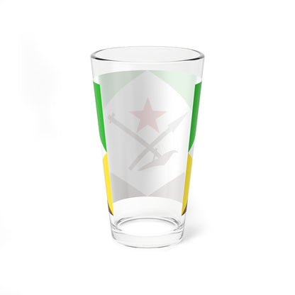 Bandera del Municipio Pueblo Llano (Venezuela) Pint Glass 16oz