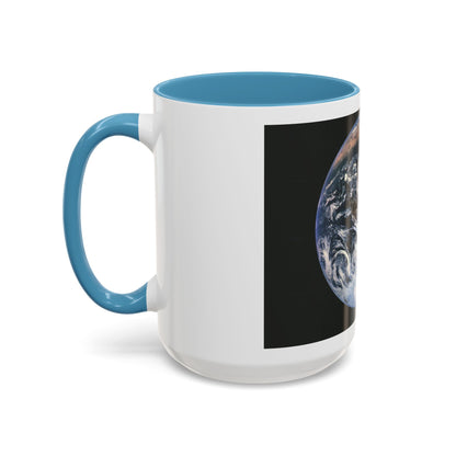 Space - Earth from Space (1973) (Map) Accent Coffee Mug