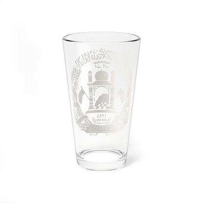 Emblem of Afghanistan 2004-2013 (Afghanistan) (Coat of Arms) Pint Glass 16oz