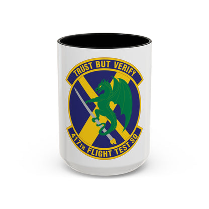 417th Flight Test Squadron (U.S. Air Force) Accent Coffee Mug