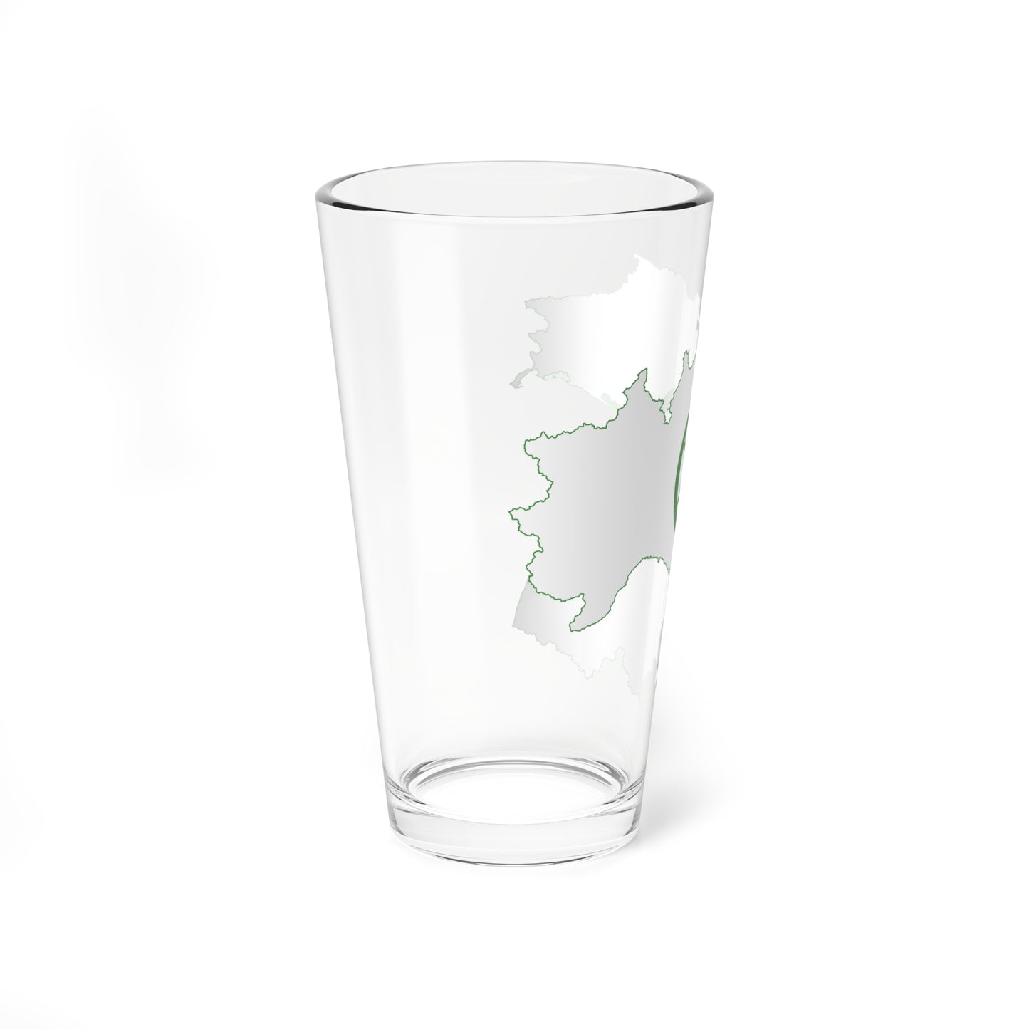 Flag map of Padania (Italy) Pint Glass 16oz