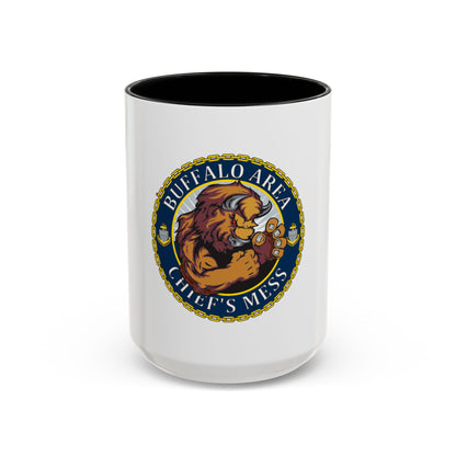 USCG Buffalo Area Cheifs Mess (U.S. Coast Guard) Accent Coffee Mug