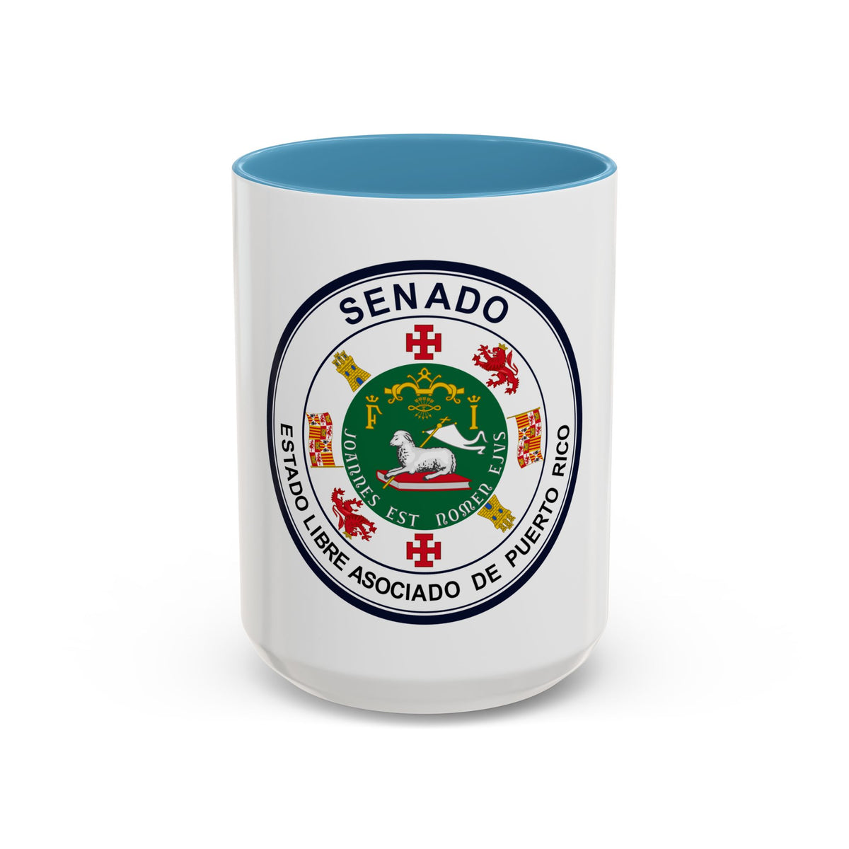 Seal of Puerto Rico Senate - Accent Coffee Mug