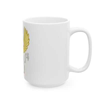 Gryphon Badge of Edward III - White Coffee Mug