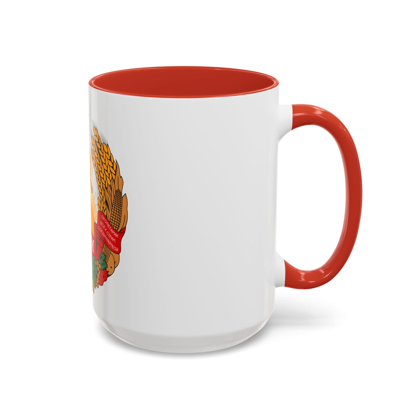 Emblem of the Moldavian SSR (1941-1957) - Accent Coffee Mug