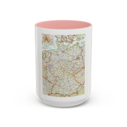 Germany (1959) (Map) Accent Coffee Mug
