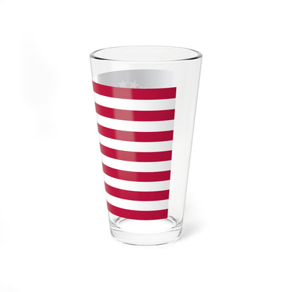 United States yacht flag (United States) Pint Glass 16oz