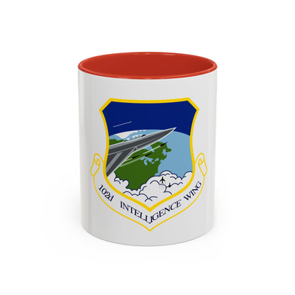 1014px 102nd Intelligence Wing emblem (U.S. Air Force) Accent Coffee Mug