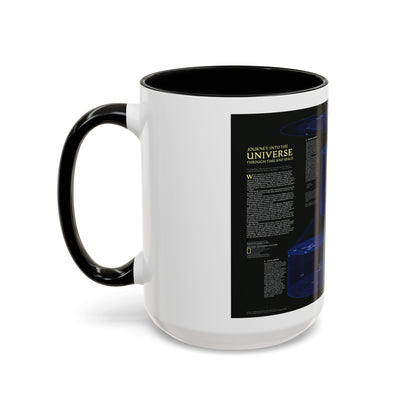 Space - The Universe - Through Time and Space (1983) (Map) Accent Coffee Mug