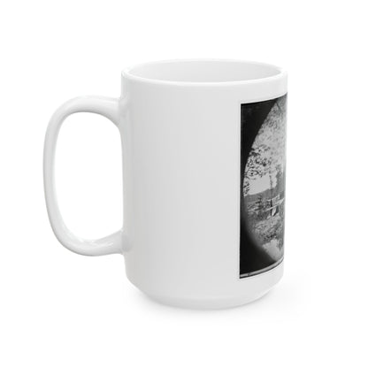 Chickahominy River, Va.  Bridge On Mechanicsville Road (U.S. Civil War) White Coffee Mug