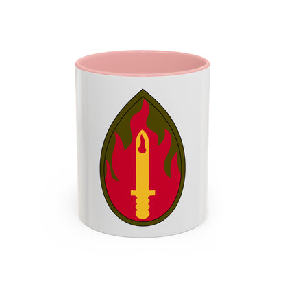 63rd Infantry Division SSI (U.S. Army) Accent Coffee Mug