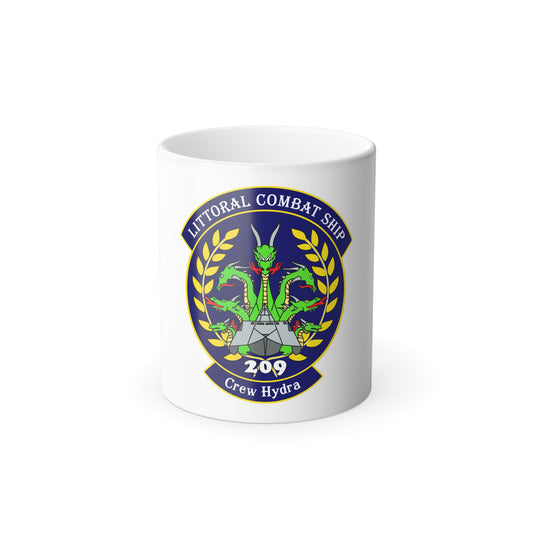 LCS Littoral Combat Ship Crew Hydra (U.S. Navy) Color Changing Mug 11oz