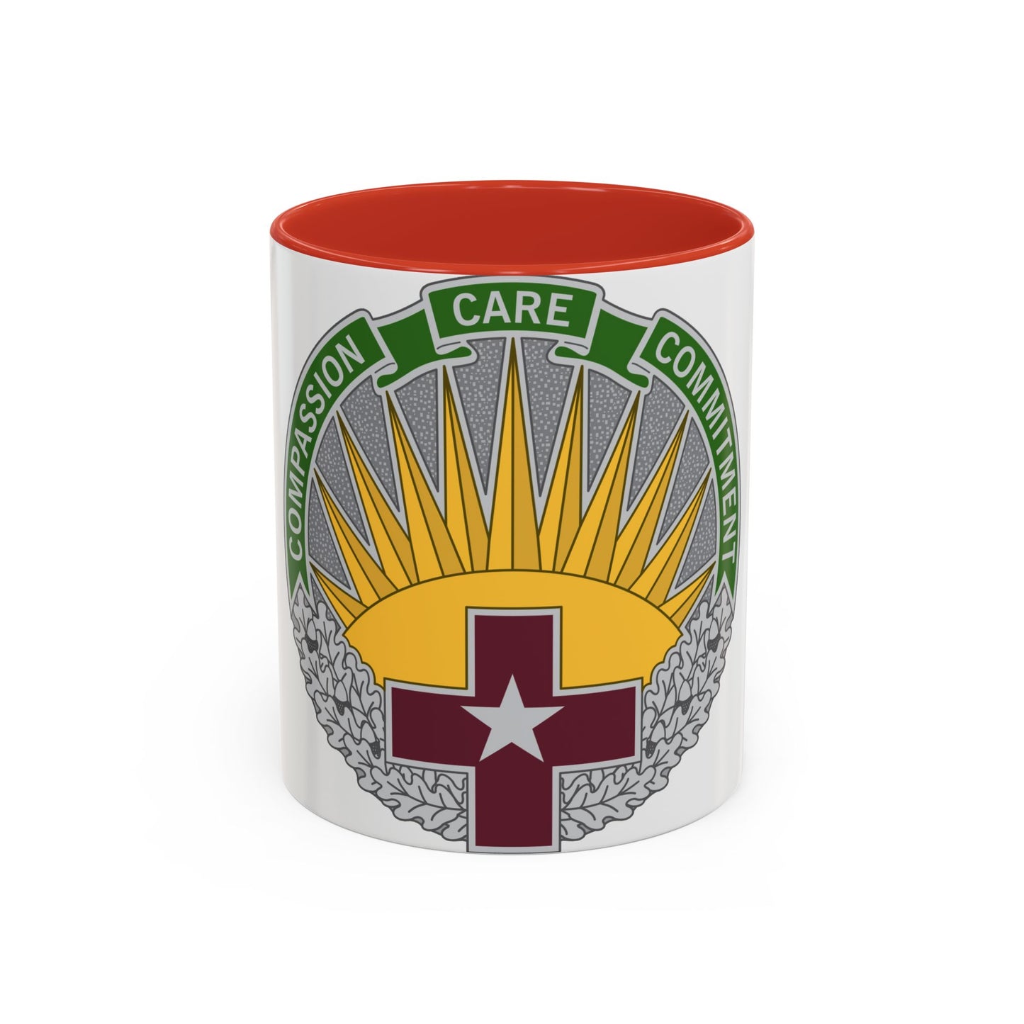 Tasse à café décorative du commandement régional de la santé centrale (armée américaine)