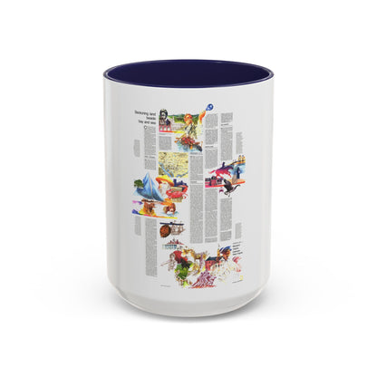 USA - Mid-Atlantic States 2 (1976) (Map) Accent Coffee Mug