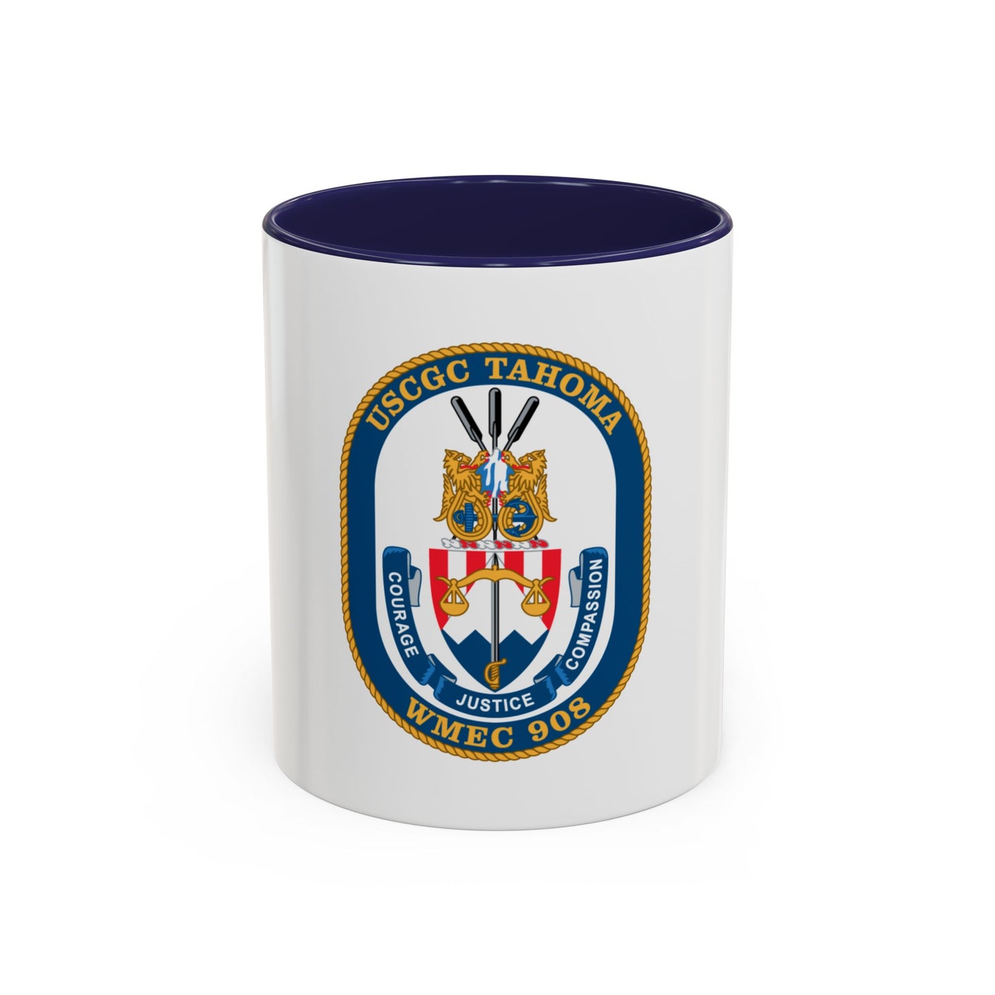 USCGC Tahoma WMEC 908 (U.S. Coast Guard) Accent Coffee Mug