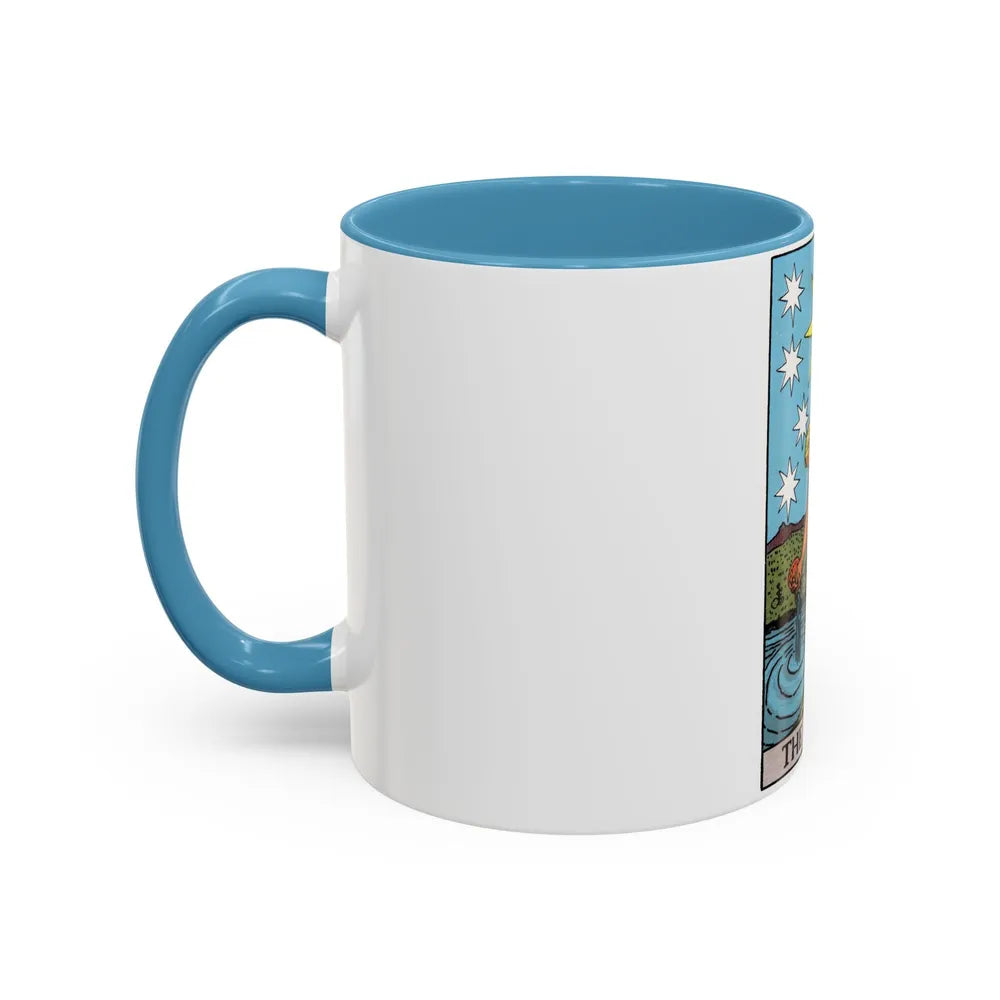 The Star (Tarot Card) Accent Coffee Mug-Go Mug Yourself