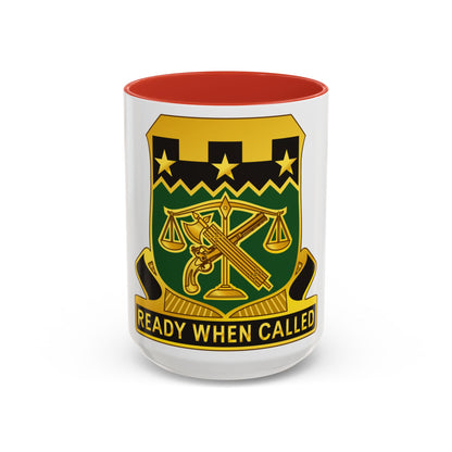 105 Military Police Battalion (U.S. Army) Accent Coffee Mug