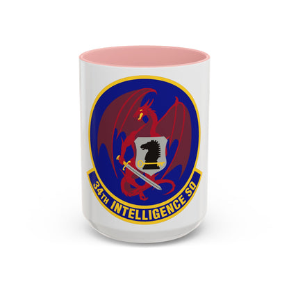 34th Intelligence Squadron (U.S. Air Force) Accent Coffee Mug