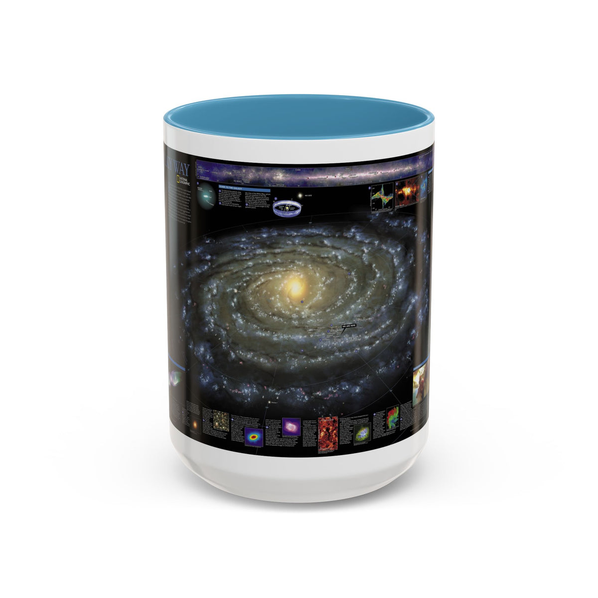 Space - Milky Way (2002) (Map) Accent Coffee Mug