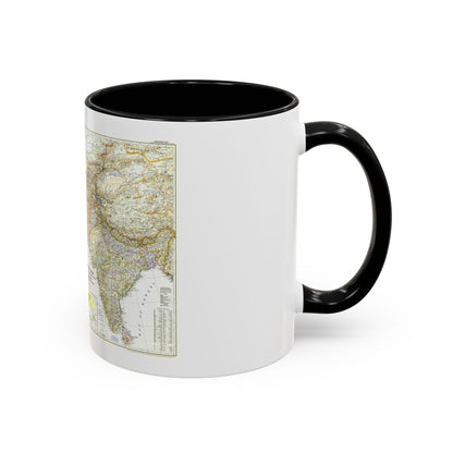 Asia - Southwest (1952) (Map) Accent Coffee Mug