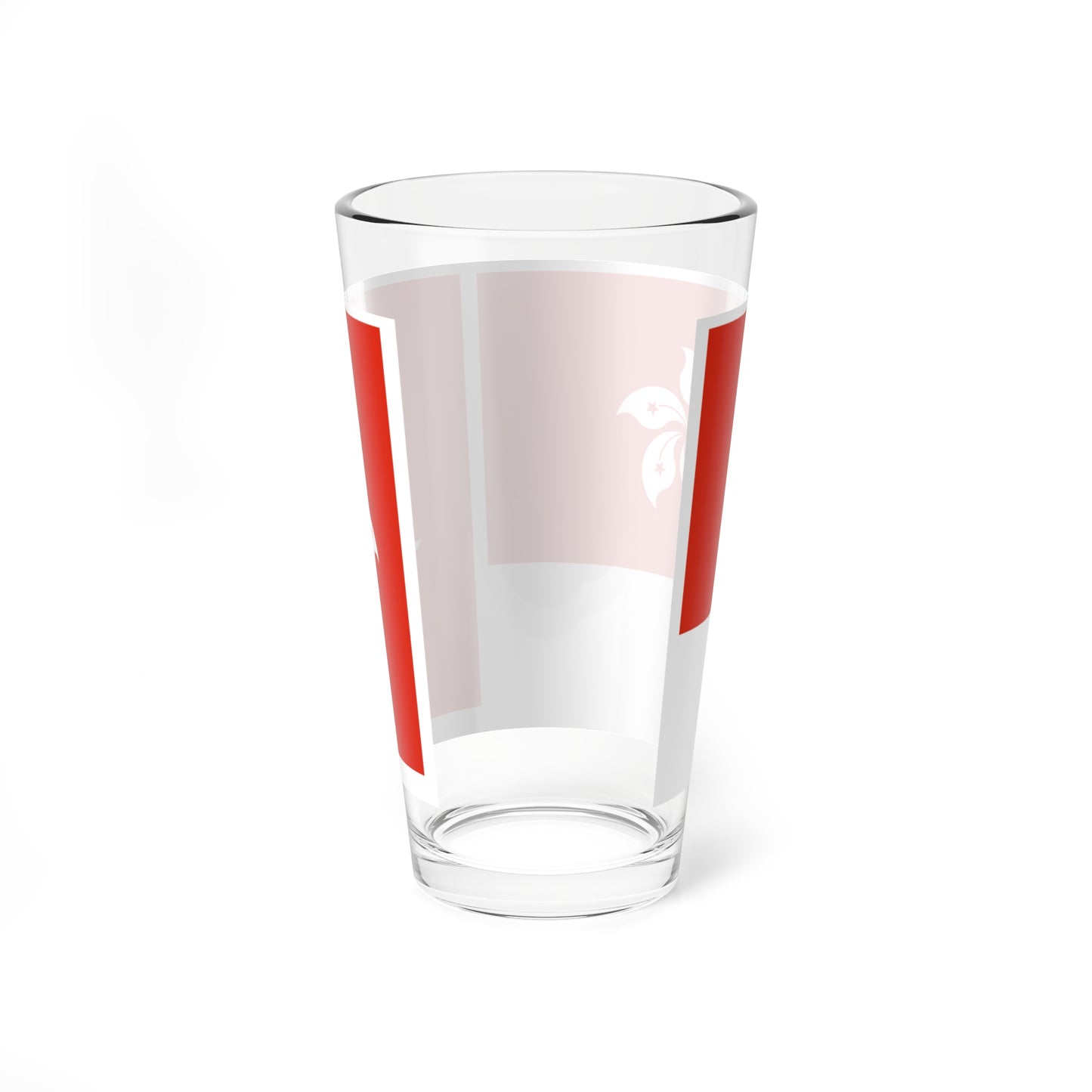 HKSAR flag hv (China) Pint Glass 16oz