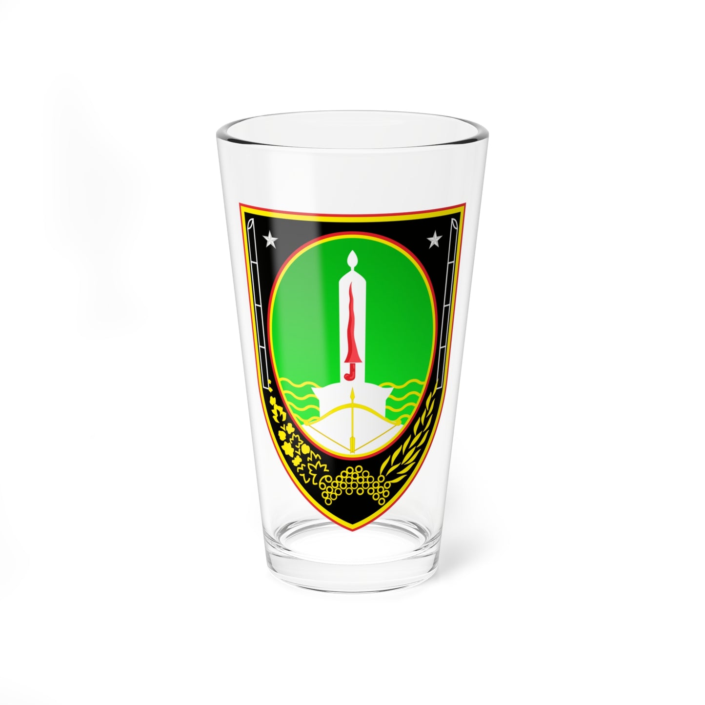 Seal of the City of Surakarta (Indonesia) (Coat of Arms) Pint Glass 16oz