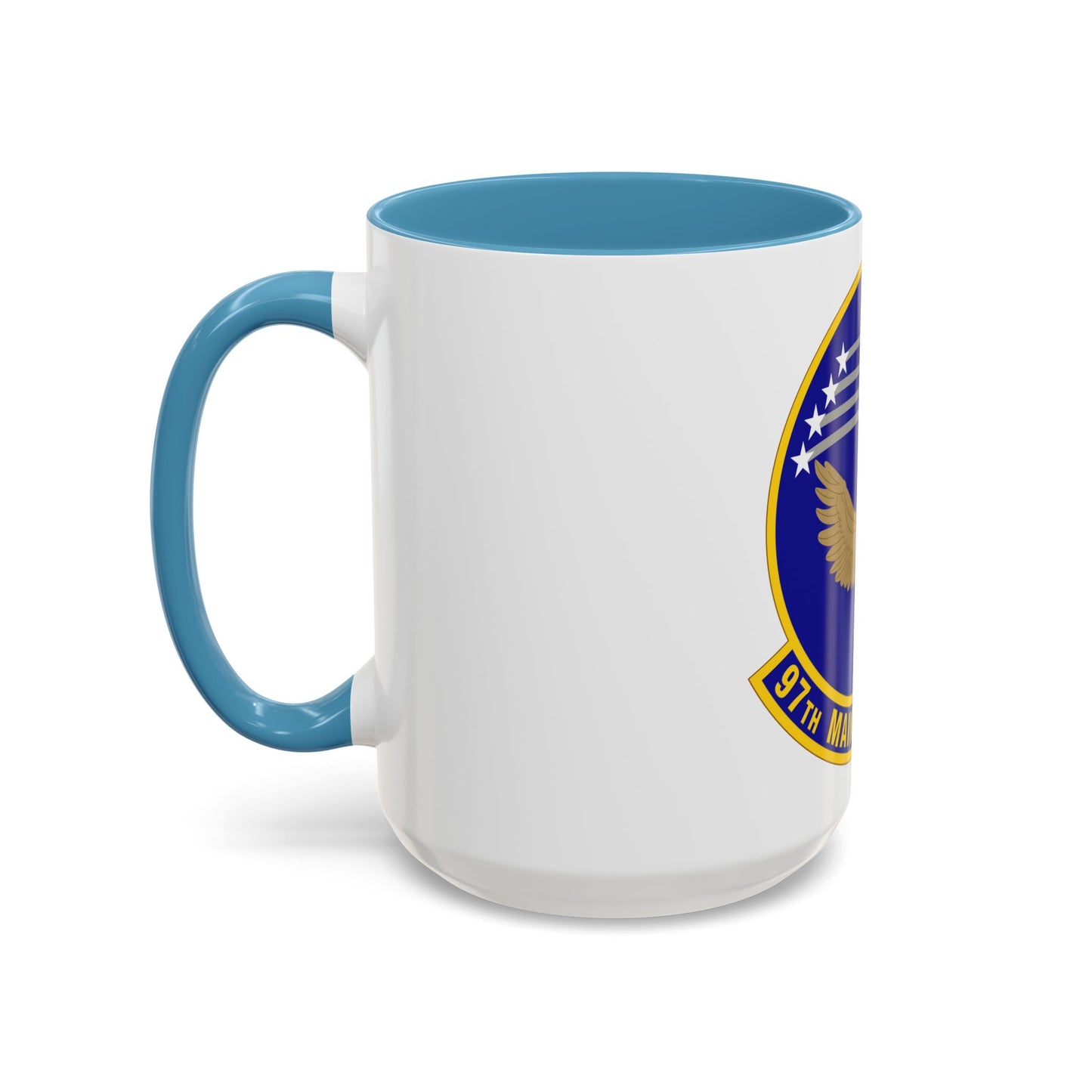 97 Maintenance Squadron AETC (U.S. Air Force) Accent Coffee Mug