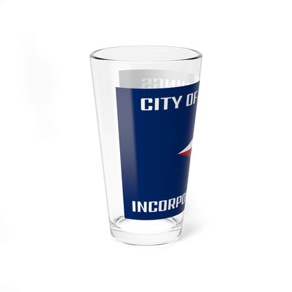 Flag of Jennings Missouri (United States) Pint Glass 16oz