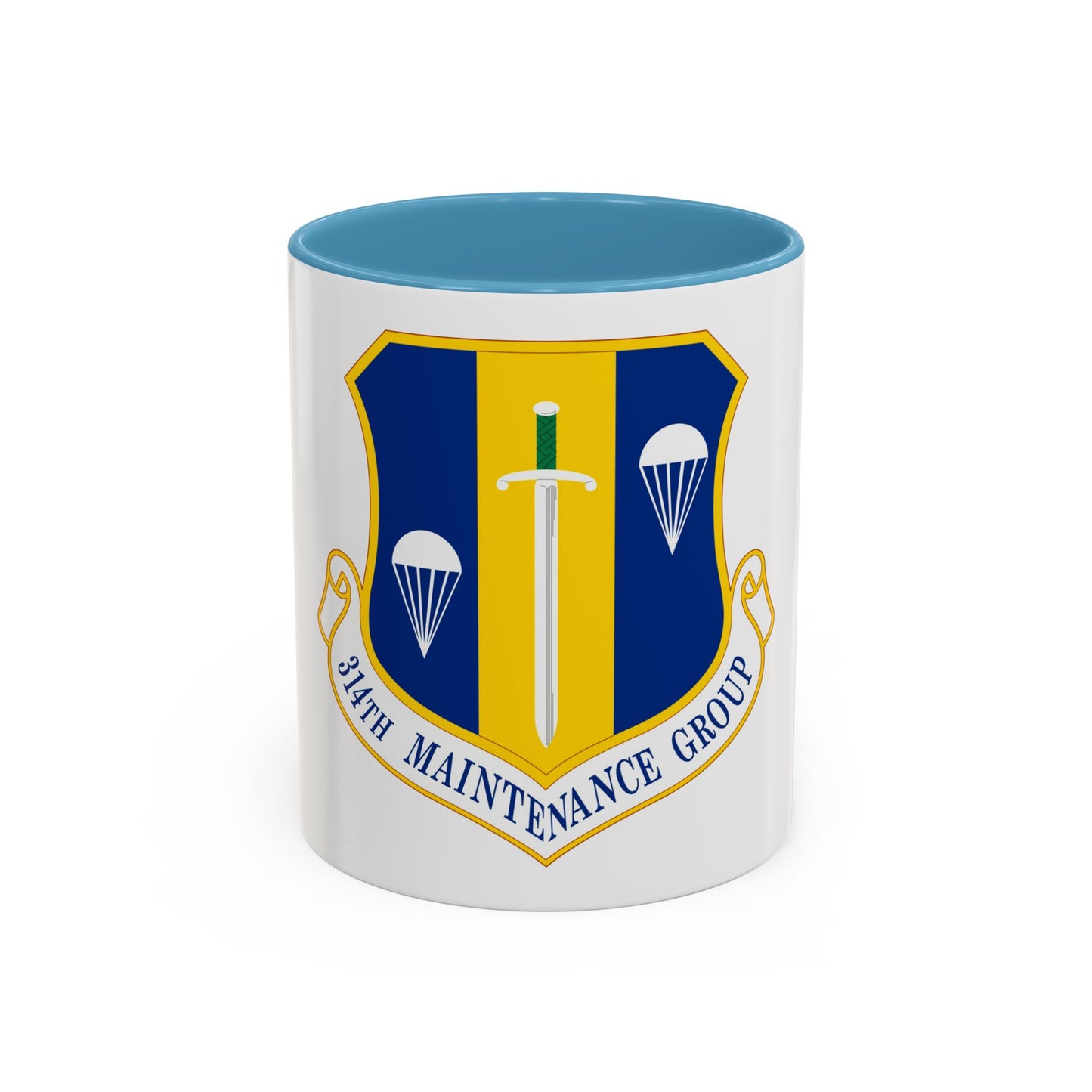 314 Maintenance Group AETC (U.S. Air Force) Accent Coffee Mug