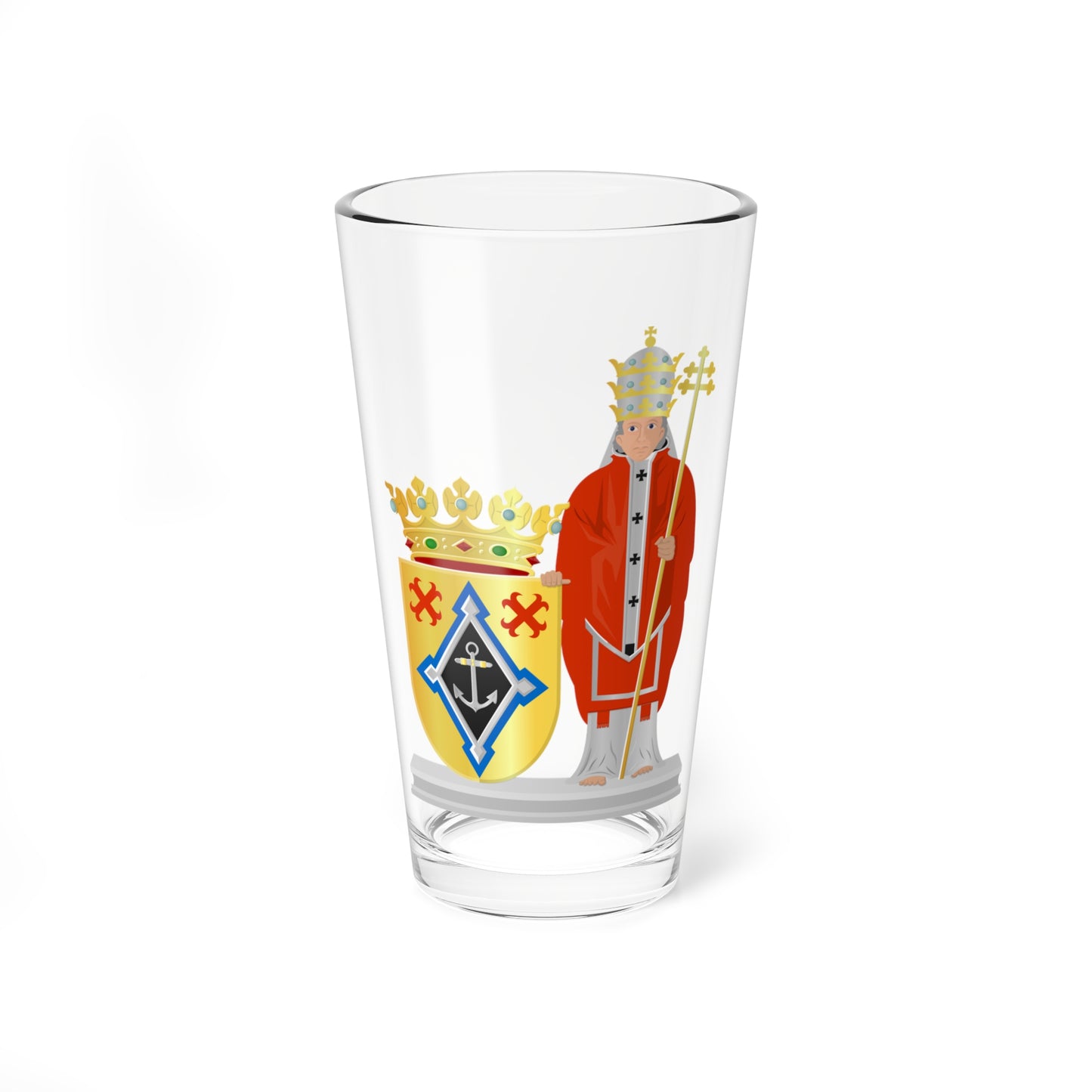 Steenwijk wapen1980 (Netherlands) (Coat of Arms) Pint Glass 16oz