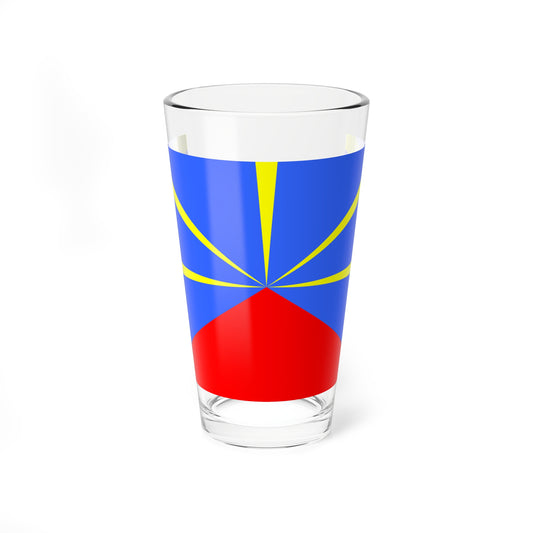 Proposed flag of Reunion VAR (France) Pint Glass 16oz