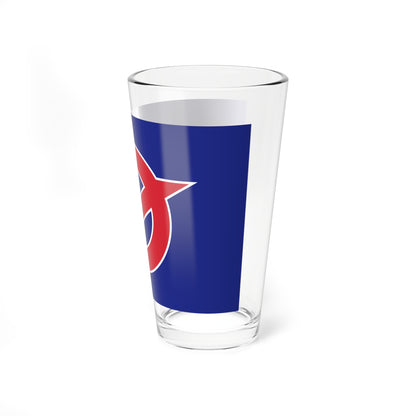 Flag of Tokashiki Okinawa (Japan) Pint Glass 16oz