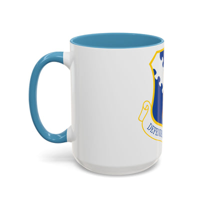 182d Airlift Wing insignia AFD 080128 056 (U.S. Air Force) Accent Coffee Mug