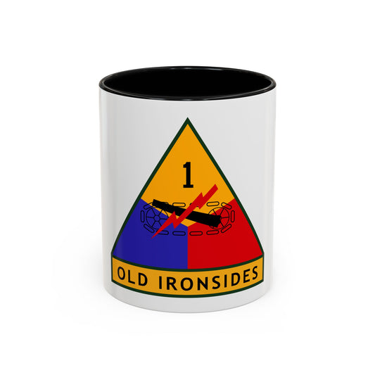 1st Armored Division (U.S. Army) Accent Coffee Mug