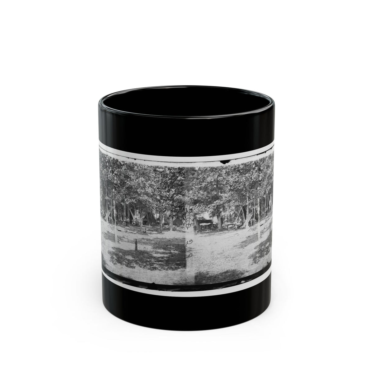 Bealeton, Virginia. View Of Camp Of 93d New York Volunteers (U.S. Civil War) Black Coffee Mug